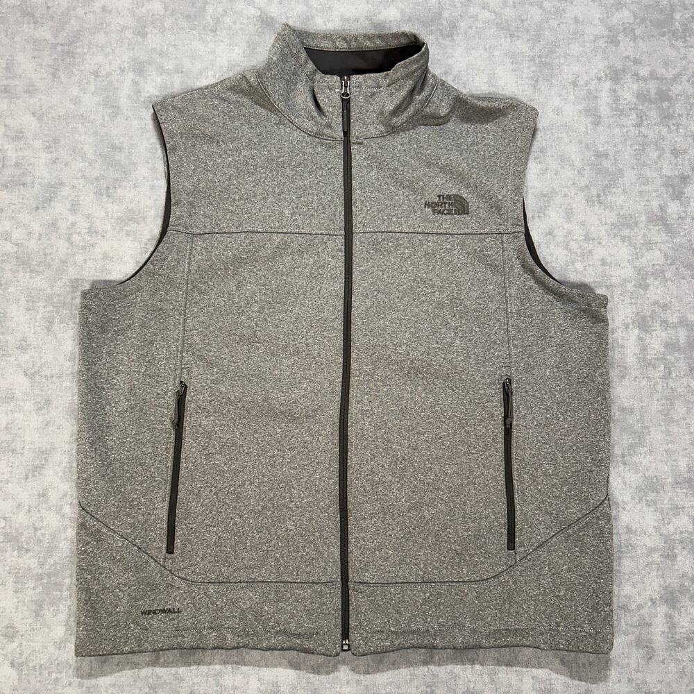 The North Face Apex Canyonwall WindWall Soft Shell Vest Mens XL Gray NF0A33QO
